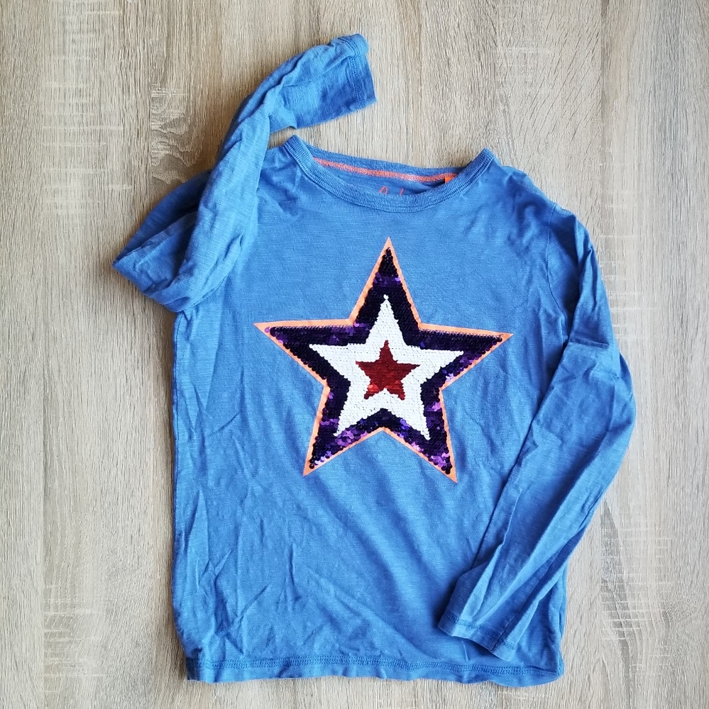 2019 Mini Boden 8-9 years sequin tee - Picture 10 of 15
